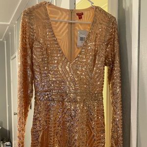 Guess rose gold romper